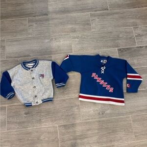 NY RANGERS Toddler Jersey & Fleece Jacket Sz. 3T